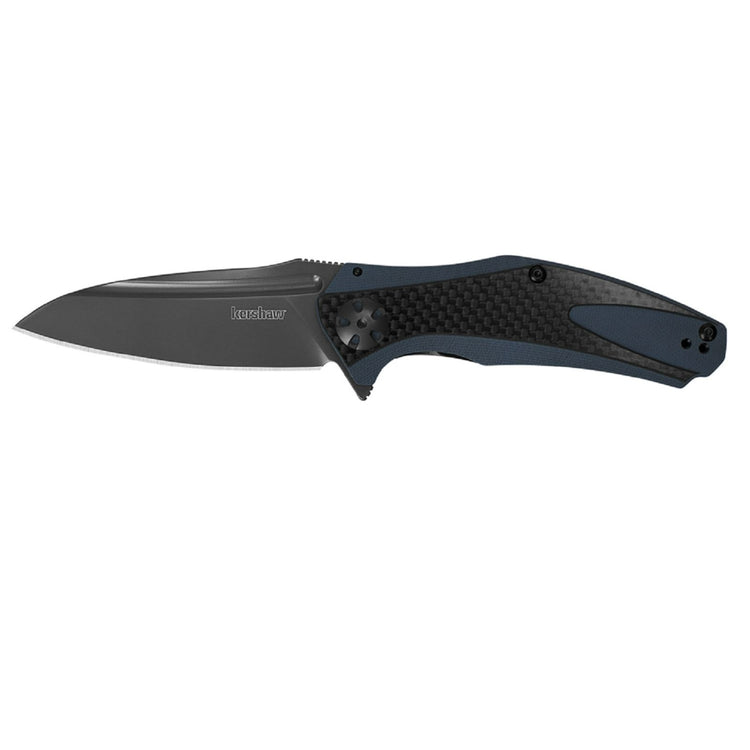 Kershaw Natrix Assisted 3.25 in Black Plain G-10 Handle